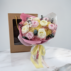 Bouquet Premium en boîte – EVERGIVE – A Lasting Gesture – Pearl Royal