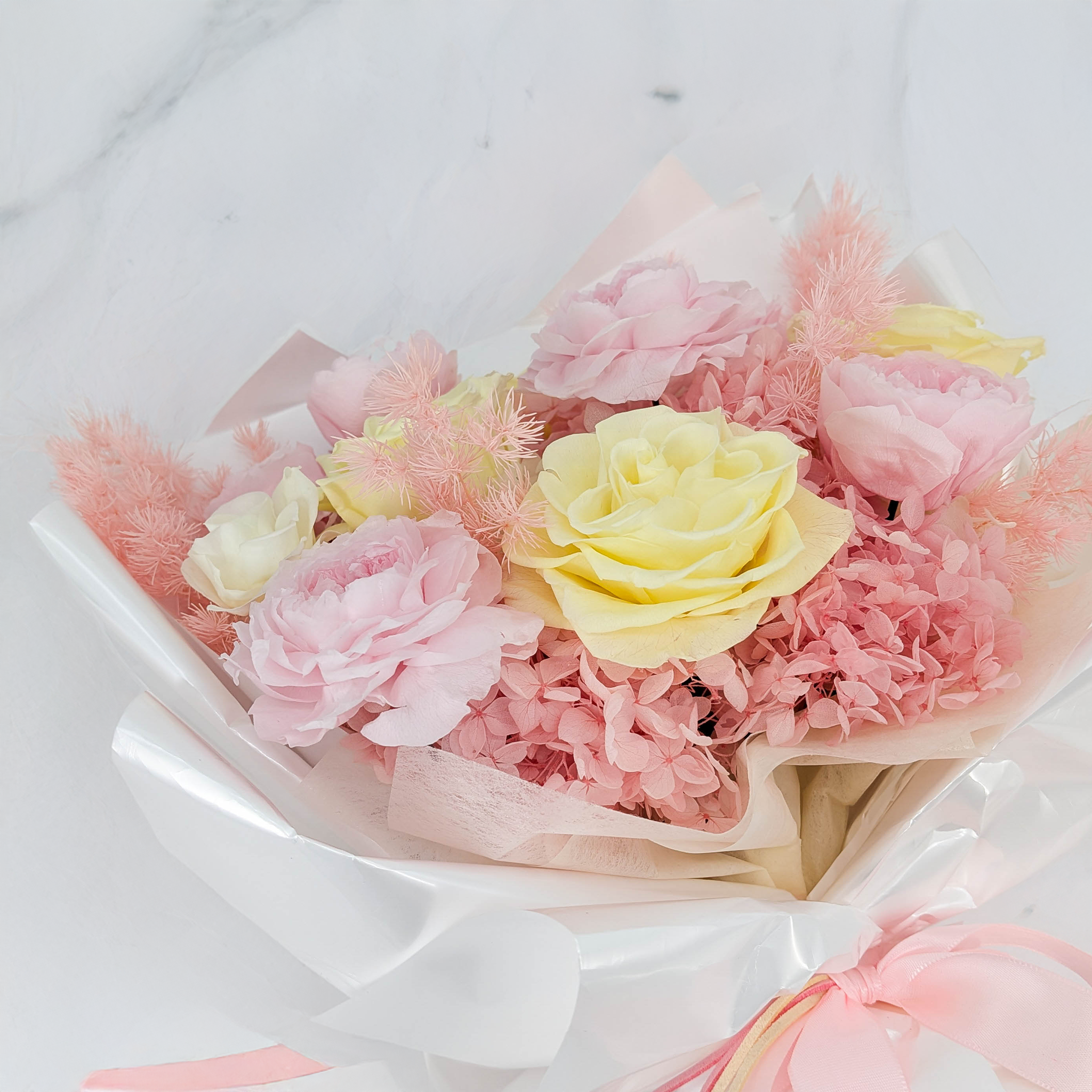 Bouquet Premium en boîte - EVERGIVE – A Lasting Gesture – Belle Majesty