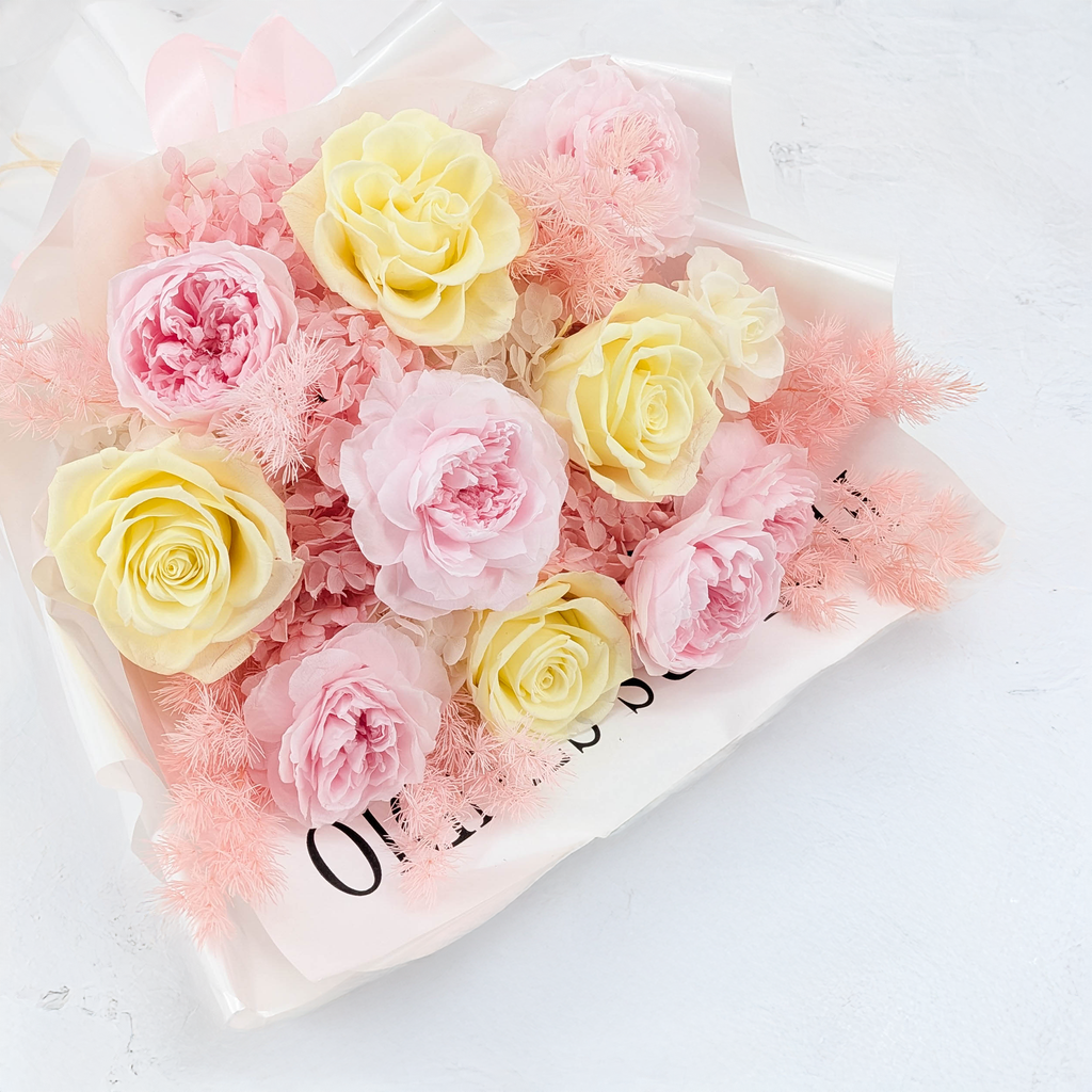Bouquet Premium en boîte - EVERGIVE – A Lasting Gesture – Belle Majesty