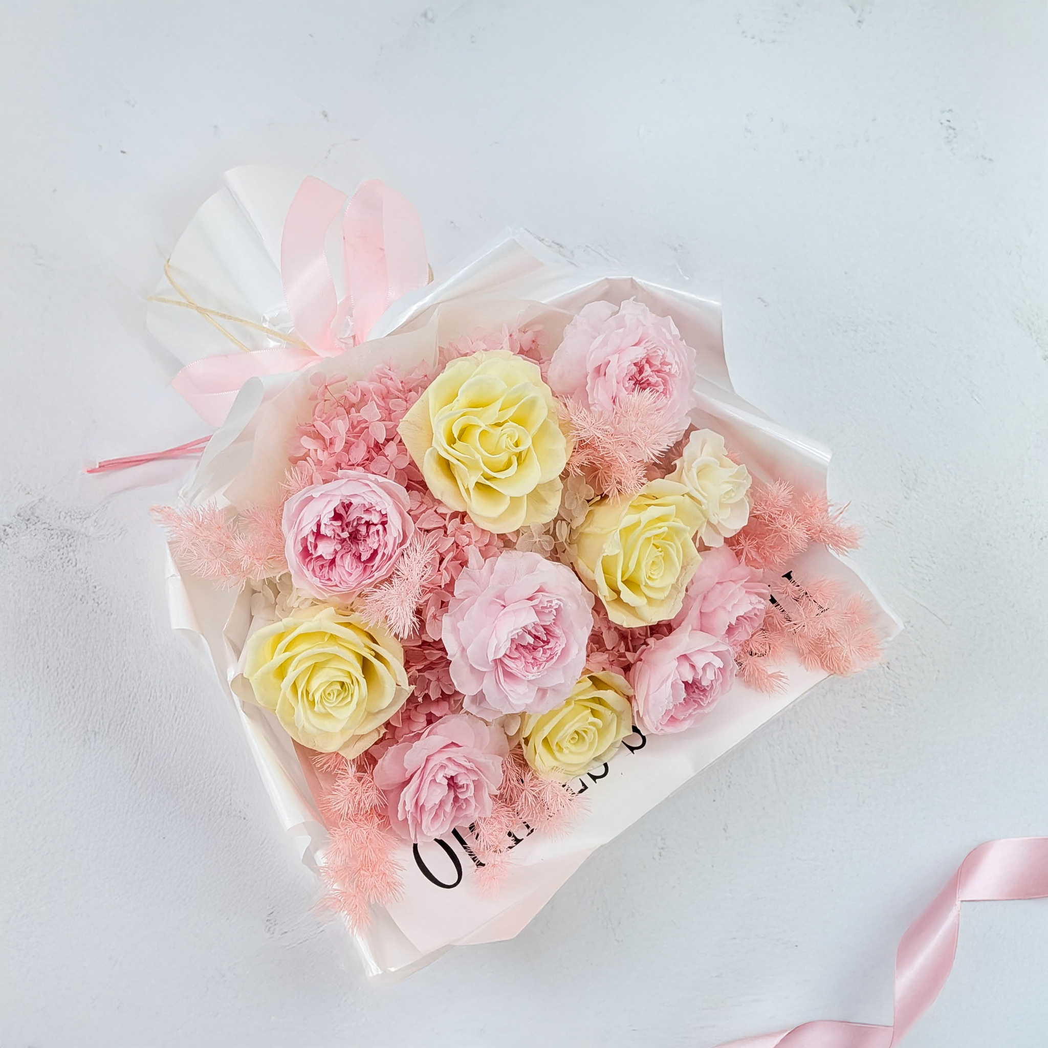 Bouquet Premium en boîte - EVERGIVE – A Lasting Gesture – Belle Majesty