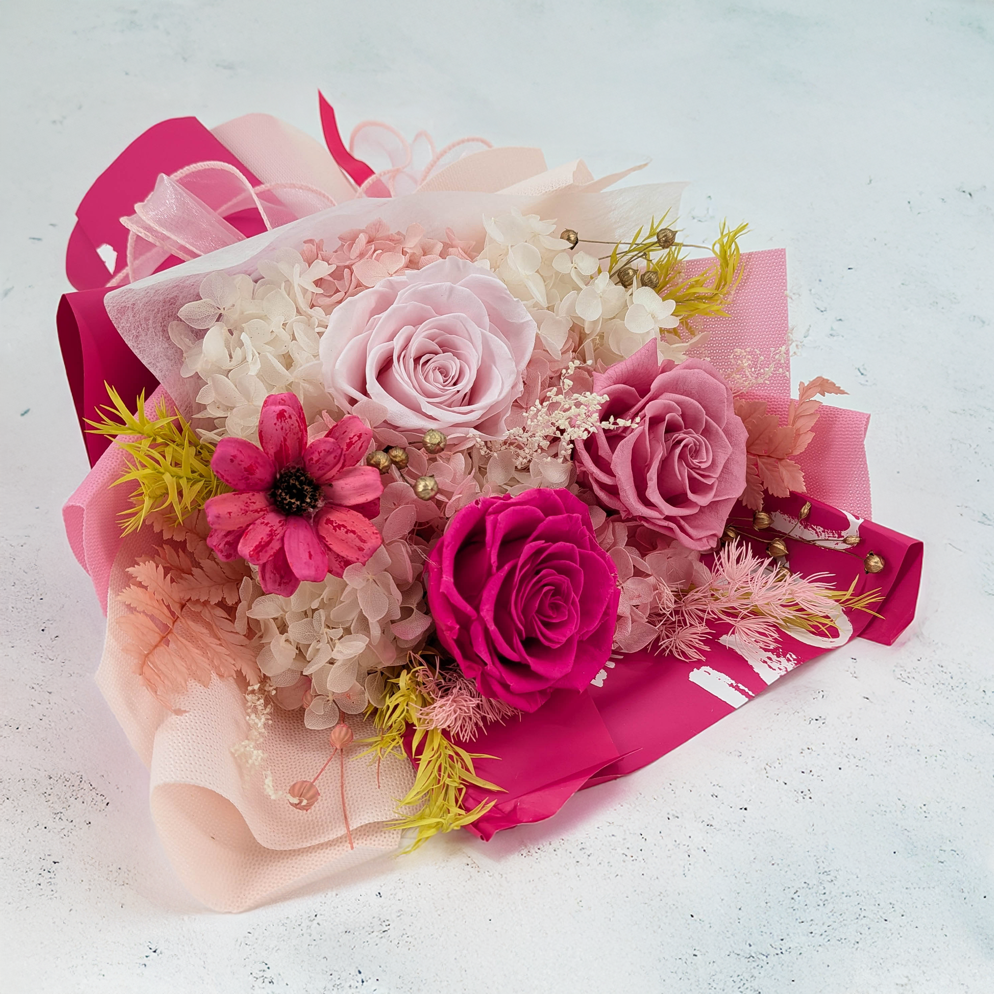 Bouquet Premium en boîte - EVERGIVE – A Lasting Gesture – Candy Charm