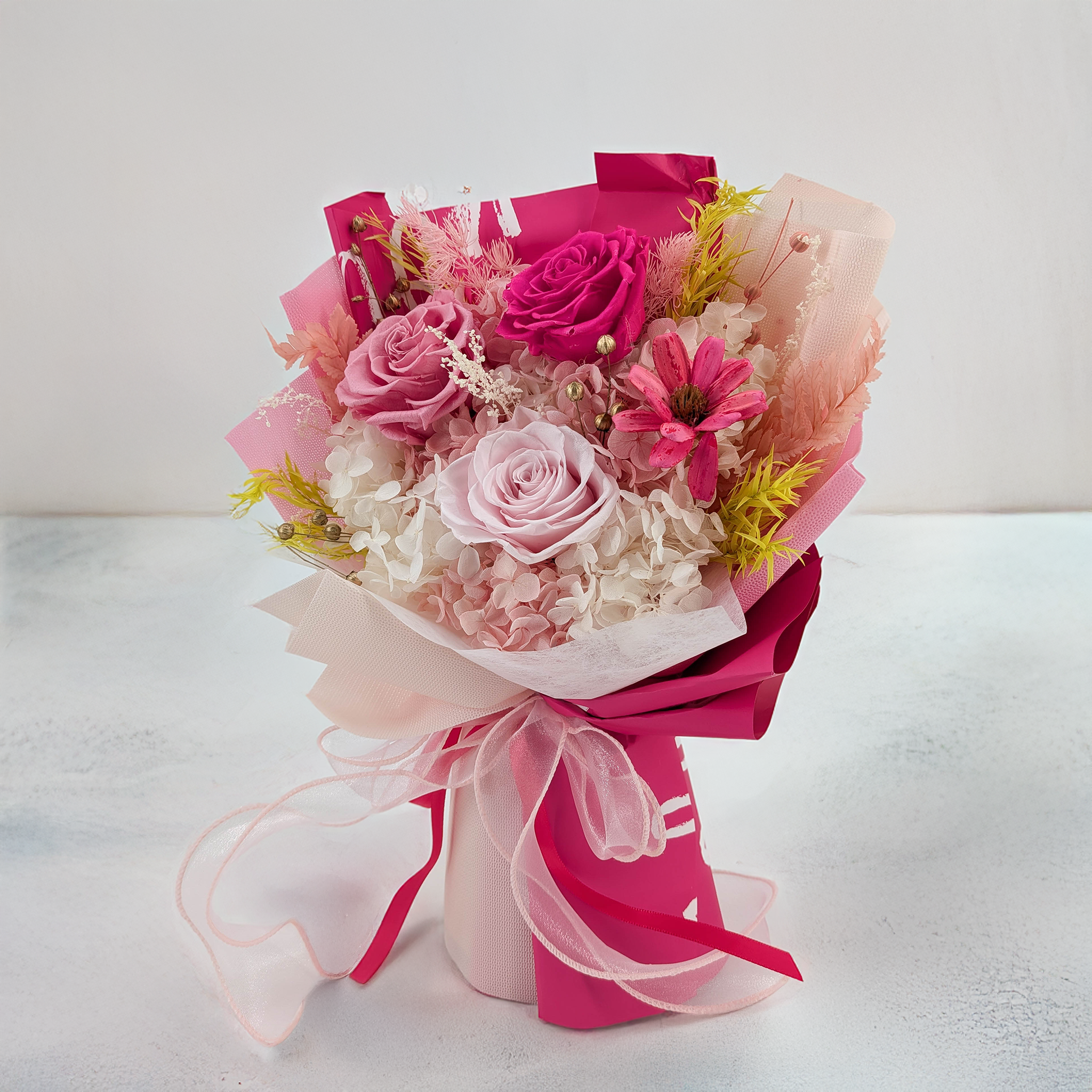 Bouquet Premium en boîte - EVERGIVE – A Lasting Gesture – Candy Charm
