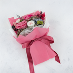 Bouquet Premium en boîte - EVERGIVE – A Lasting Gesture – Fuchsia Charm