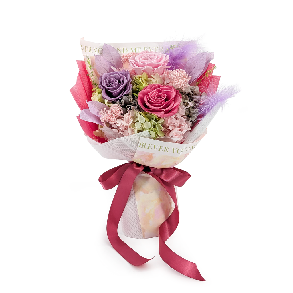 Bouquet Premium en boîte - EVERGIVE – A Lasting Gesture – Garden Charm