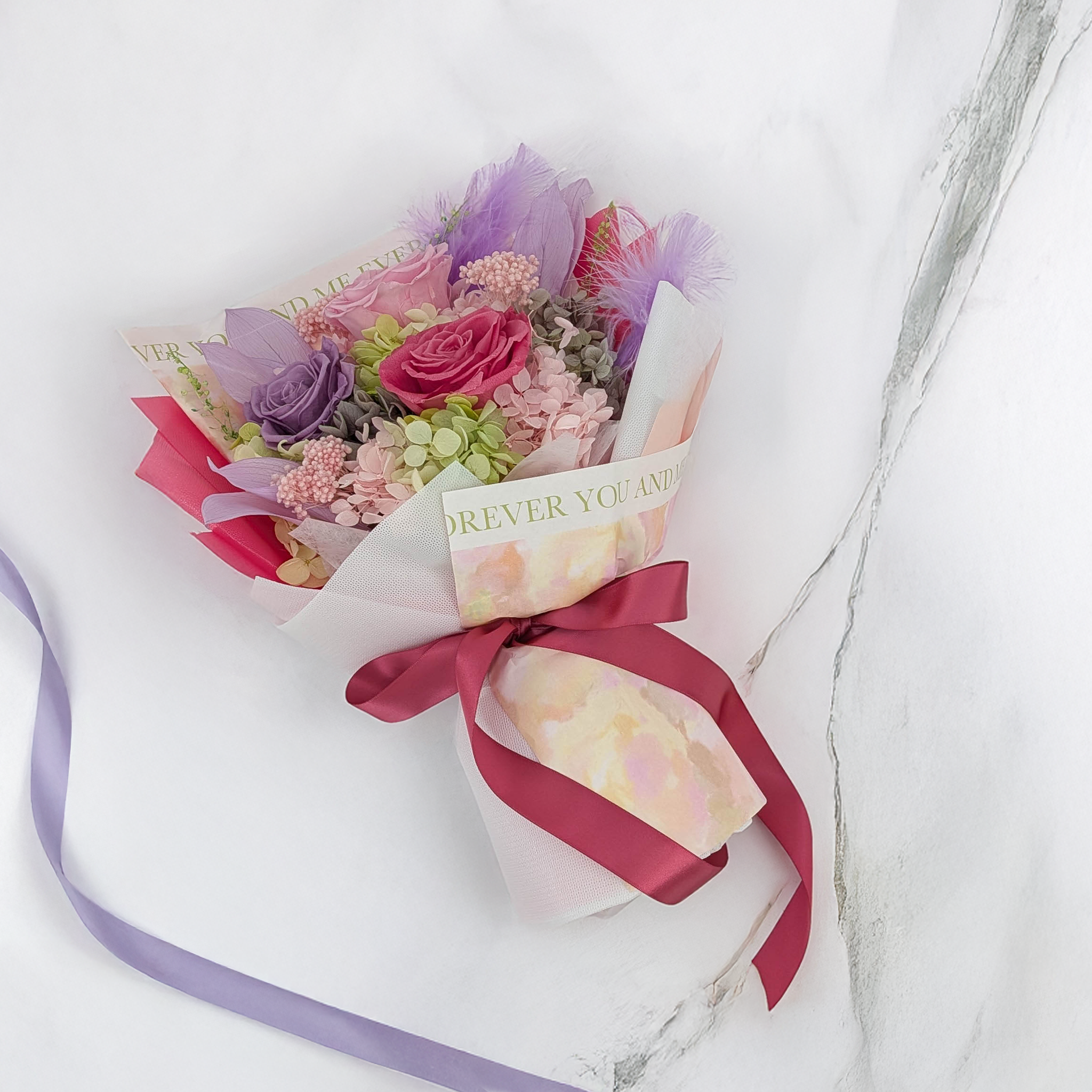 Bouquet Premium en boîte - EVERGIVE – A Lasting Gesture – Garden Charm