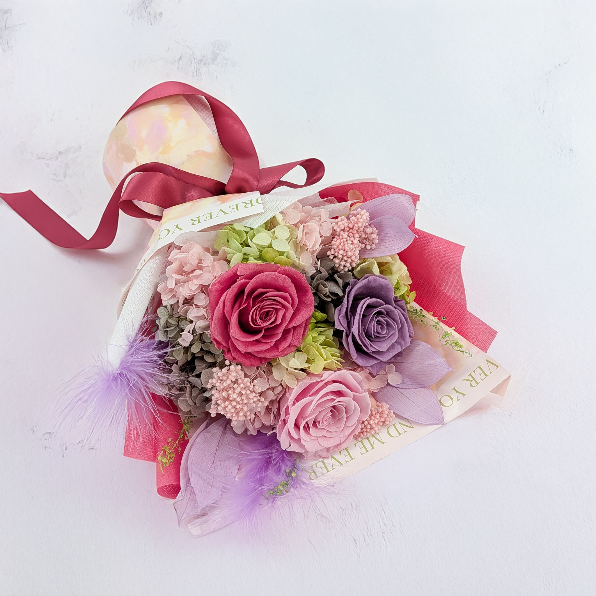Bouquet Premium en boîte - EVERGIVE – A Lasting Gesture – Garden Charm