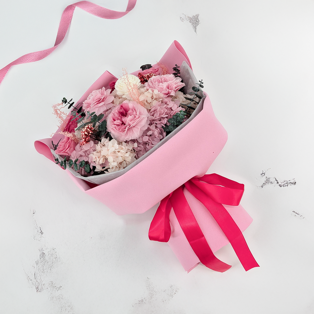 Bouquet Premium en boîte – EVERGIVE – A Lasting Gesture – Garden Majesty