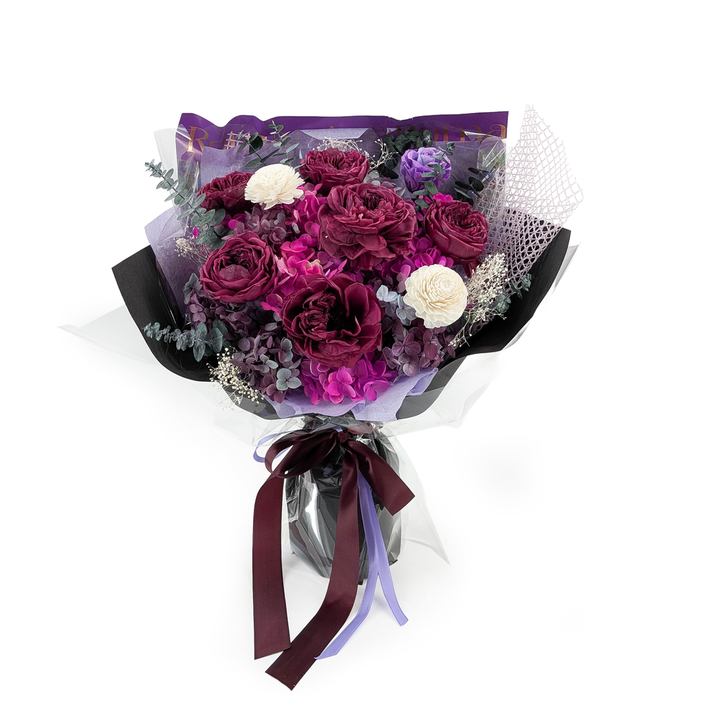 Bouquet Premium en boîte - EVERGIVE – A Lasting Gesture – Mystelle Royal
