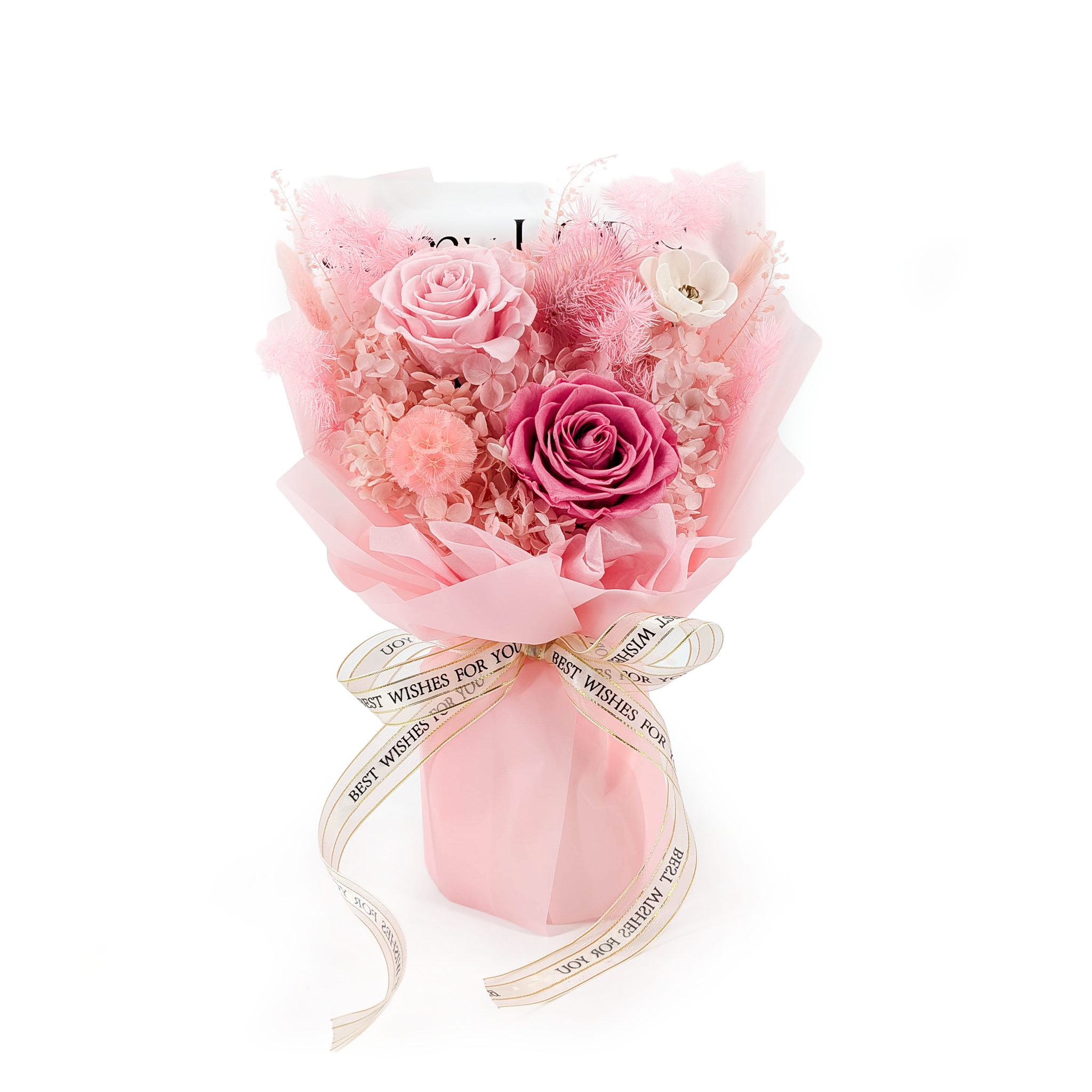 Bouquet Premium en boîte - EVERGIVE – A Lasting Gesture – Rose Grace