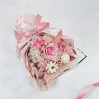 Bouquet Premium en boîte – EVERGIVE – A Lasting Gesture – Pink Blush