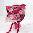 Bouquet Premium en boîte – EVERGIVE – A Lasting Gesture – Rosé Royal