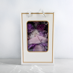 Bouquet Premium en boîte - EVERGIVE – A Lasting Gesture – Violet Grace